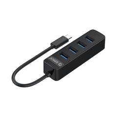 Bộ chia USB Type-C ra 4 cổng USB Type-A Orico TWC3-4A-BK