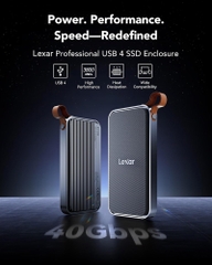 Box di động SSD M.2 NVMe 40Gbps Lexar E750 LPAE750-RNBNG