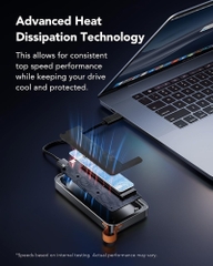 Box di động SSD M.2 NVMe 40Gbps Lexar E750 LPAE750-RNBNG