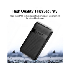 Box ổ cứng 2.5-inch 5Gbps Orico 2577U3-V1-BK