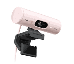 Webcam máy tính Logitech Brio 500 Pink 960-001433