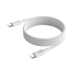 Cáp Rapoo PD60 White 60W 1.5m USB-C to C PD60-White