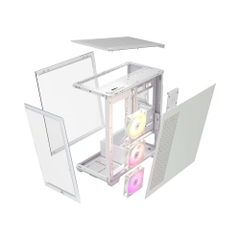 Case máy tính Corsair 3500X ARGB TG White CC-9011279-WW