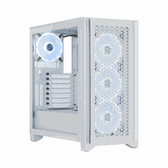Case máy tính Corsair 4000D RGB Airflow QL True White CC-9011232-WW