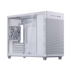 Case máy tính MicroATX Asus Prime AP201 Tempered Glass White