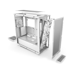 Case máy tính NZXT H7 Flow RGB White CM-H71FW-R1