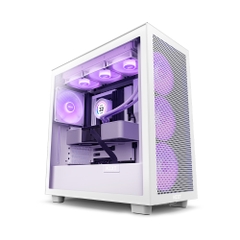 Case máy tính NZXT H7 Flow RGB White CM-H71FW-R1