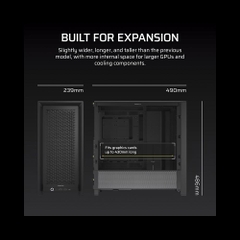 Case máy tính Corsair FRAME 4000D Airflow Black CC-9011290-WW