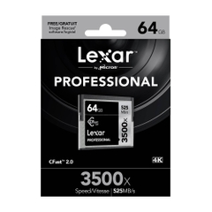 Thẻ nhớ Cfast 2.0 Lexar Professional 3500x 64GB LC64GCRBAP3500