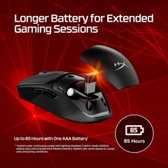 Chuột không dây HyperX Pulsefire Fuse RGB Wireless A1KY6AA