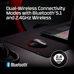 Chuột không dây HyperX Pulsefire Fuse RGB Wireless A1KY6AA