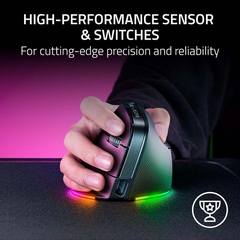 Chuột không dây Razer Pro Click V2 Vertical Ergonomic AI Prompt Master RZ01-05250100-R3M1
