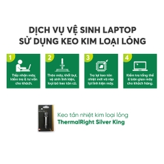 Dịch vụ Vệ sinh Laptop Chuyên nghiệp sử dụng Keo Kim loại lỏng
