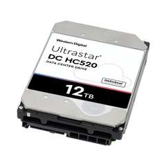 HDD WD Ultrastar HC520 12TB 3.5 inch SATA Ultra 512E SE HE123 256MB Cache 7200RPM HUH721212ALE604