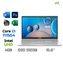 Laptop Asus Vivobook X515EA-BR2045W (i3-1115G4, UHD, Ram 4GB DDR4, SSD 512GB, 15.6 Inch HD)