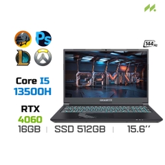 Laptop Gaming Gigabyte G5 KF5-53VN353SH (i5-13500H, RTX 4060 8GB, Ram 16GB DDR5, SSD 512GB, 15.6 Inch 144Hz FHD)