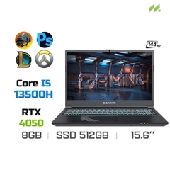 Laptop Gaming Gigabyte G5 MF5-52VN383SH (i5-13500H, RTX 4050 6GB, Ram 8GB DDR5, SSD 512GB, 15.6 Inch 144Hz FHD)