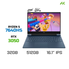 Laptop Gaming HP VICTUS 16-s0146AX 9Q993PA (Ryzen 5 7640HS, RTX 3050 6GB, Ram 32GB DDR5, SSD 512GB, 16.1 Inch IPS FHD 144Hz)