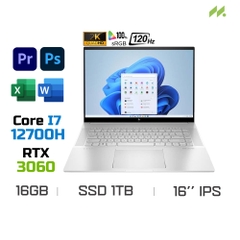 Laptop HP Envy 16-h0034TX 6K7G0PA (i7-12700H, RTX 3060 6GB, Ram 16GB DDR5, SSD 512GB, 16 Inch 120Hz WQXGA)