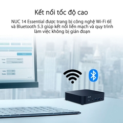 Máy tính Mini PC Asus NUC 14 Essential Mill Canyon N150 RNUC14MNK1500000 (Intel Twin Lake N150, Intel Graphics)