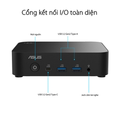 Máy tính Mini PC Asus NUC 14 Essential Mill Canyon N150 RNUC14MNK1500000 (Intel Twin Lake N150, Intel Graphics)