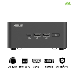 Máy tính Mini PC ASUS NUC 15 Pro Tall RNUC15CRHU500000I (Ultra 5 225H, Arc Graphics)