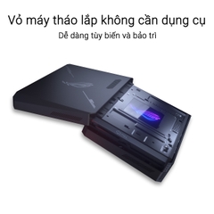 Máy tính Mini PC ASUS ROG NUC RNUC14SRKU9189A0I (Ultra 9 185H, RTX 4070 8GB, RAM 32GB DDR5, SSD 1TB, Win 11)