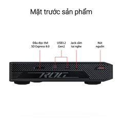 Máy tính Mini PC ASUS ROG NUC RNUC14SRKU9189A0I (Ultra 9 185H, RTX 4070 8GB, RAM 32GB DDR5, SSD 1TB, Win 11)