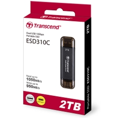 Ổ cứng di động SSD 2TB Transcend ESD310 1050MB/s TS2TESD310