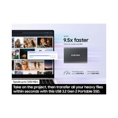 Ổ cứng di động SSD 4TB Samsung T7 1050MB/s MU-PC4T0T/WW