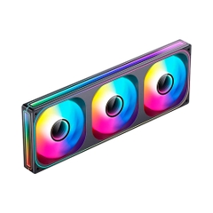 Quạt tản nhiệt JONSBO ZB-360BR ARGB PWM Black 360mm (Fan Ngược)