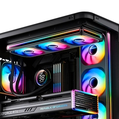 Quạt tản nhiệt JONSBO ZB-360BR ARGB PWM Black 360mm (Fan Ngược)