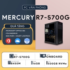 PC ST-MERCURY R7 (Ryzen 7 5700G, Radeon Graphics, Ram 16GB, SSD 500GB, 550W)