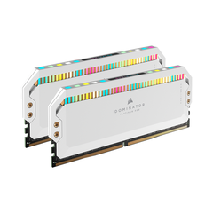 Ram PC Corsair Dominator Platinum RGB White 64GB 5200Mhz DDR5 (2x32GB) CMT64GX5M2B5200C40W