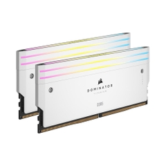 Ram PC Corsair Dominator Titanium White 64GB 6600MHz DDR5 (2x32GB) CMP64GX5M2X6600C32W