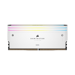 Ram PC Corsair Dominator Titanium White 64GB 6600MHz DDR5 (2x32GB) CMP64GX5M2X6600C32W