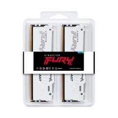 Ram PC Kingston Fury Beast White RGB 32GB 5600MHz DDR5 (2x16GB) KF556C40BWAK2-32
