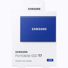 Ổ cứng di động SSD 2TB Samsung T7 1050MB/s MU-PC2T0