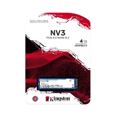 SSD Kingston NV3 4TB M.2 PCIe Gen4 x4 NVMe SNV3S/4000G