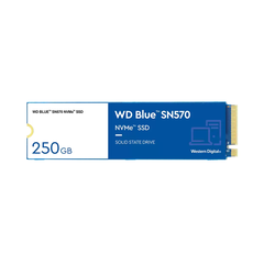 SSD Western Digital Blue 250GB SN570 PCIe Gen3 x4 NVMe M.2 WDS250G3B0C