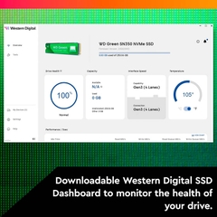 SSD Western Digital Green SN350 500GB PCIe Gen3 x4 NVMe M.2 WDS500G2G0C