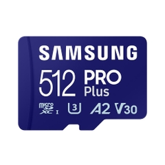 Thẻ Nhớ MicroSDXC Samsung Pro Plus U3 A2 512GB 180MB/s With Reader MB-MD512SB/WW