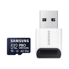 Thẻ Nhớ MicroSDXC Samsung Pro Ultimate U3 A2 512GB 200MB/s With Reader MB-MY512SB/WW