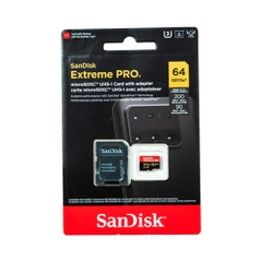 Thẻ Nhớ MicroSDXC SanDisk Extreme Pro V30 A2 64GB 200MB/s SDSQXCU-064G-GN6MA