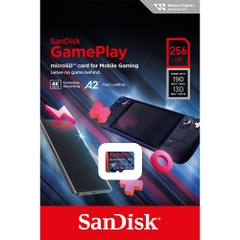 Thẻ Nhớ MicroSDXC SanDisk GamePlay 256GB for Mobile Gaming 190MB/s SDSQXAV-256G-GN6XN