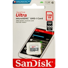 Thẻ Nhớ MicroSDXC SanDisk Ultra 128GB 100MB/s 667x SDSQUNR-128G-GN3MN