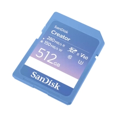 Thẻ nhớ SDXC SanDisk Creator UHS-II V60 512GB 280MB/s SDSDXEP-512G-GNCIS