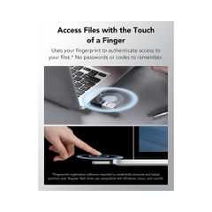 USB 3.2 Lexar JumpDrive Fingerprint F35 Pro 128GB 400MB/s LJDF35P128G-RNBNG