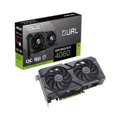 VGA Asus Dual GeForce RTX 4060 EVO OC Edition 8GB GDDR6 DUAL-RTX4060-O8G-EVO