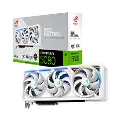 VGA Asus ROG Astral GeForce RTX 5080 WHITE OC Edition 16GB GDDR7